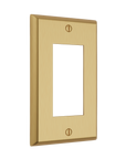 Solid brass Century Open Wall Plate in Satin Brass finish