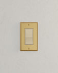 Solid brass Century Open Wall Plate in Satin Brass finish