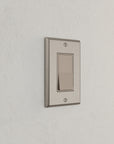 Solid brass Century Open Wall Plate in Satin Nickel finish