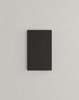 Solid brass Futura Blank Wall Plate in Coal Black Brass finish