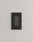 Solid brass Futura Open Wall Plate in Coal Black Brass finish