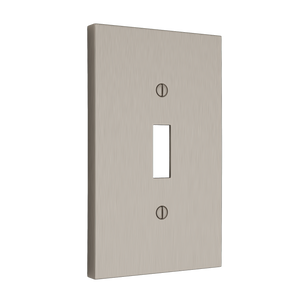 Futura Toggle Wall Plate - Brushed Nickel