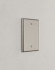 Solid brass Century Blank Wall Plate in Satin Nickel finish
