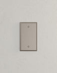 Solid brass Century Blank Wall Plate in Satin Nickel finish