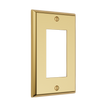 Solid brass Century Open Wall Plate in Polished Brass finish