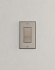 Solid brass Century Open Wall Plate in Satin Nickel finish
