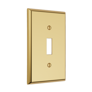 Century Toggle Wall Plate - Polished Brass