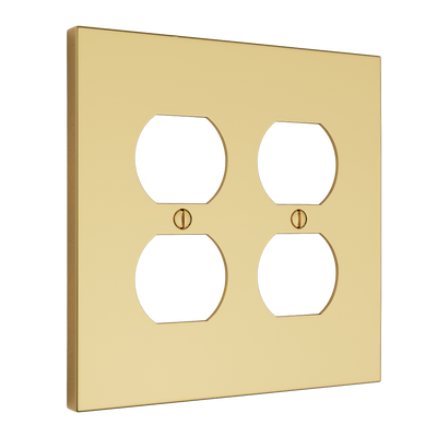 Futura Outlet Wall Plate – Double