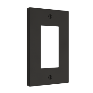 Futura Open Wall Plate - Coal Black Brass