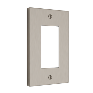 Futura Open Wall Plate - Brushed Nickel