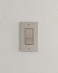 Solid brass Futura Open Wall Plate in Satin Nickel finish