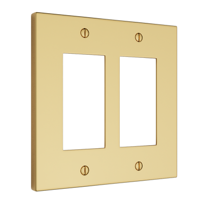 Futura Open Wall Plate – Double