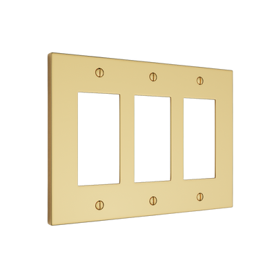 Futura Open Wall Plate – Triple