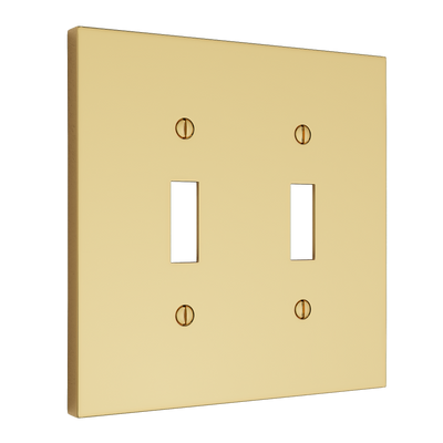 Futura Toggle Wall Plate – Double