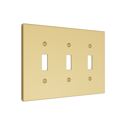 Futura Toggle Wall Plate – Triple