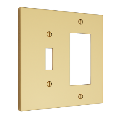 Futura Toggle & Open Wall Plate – Double