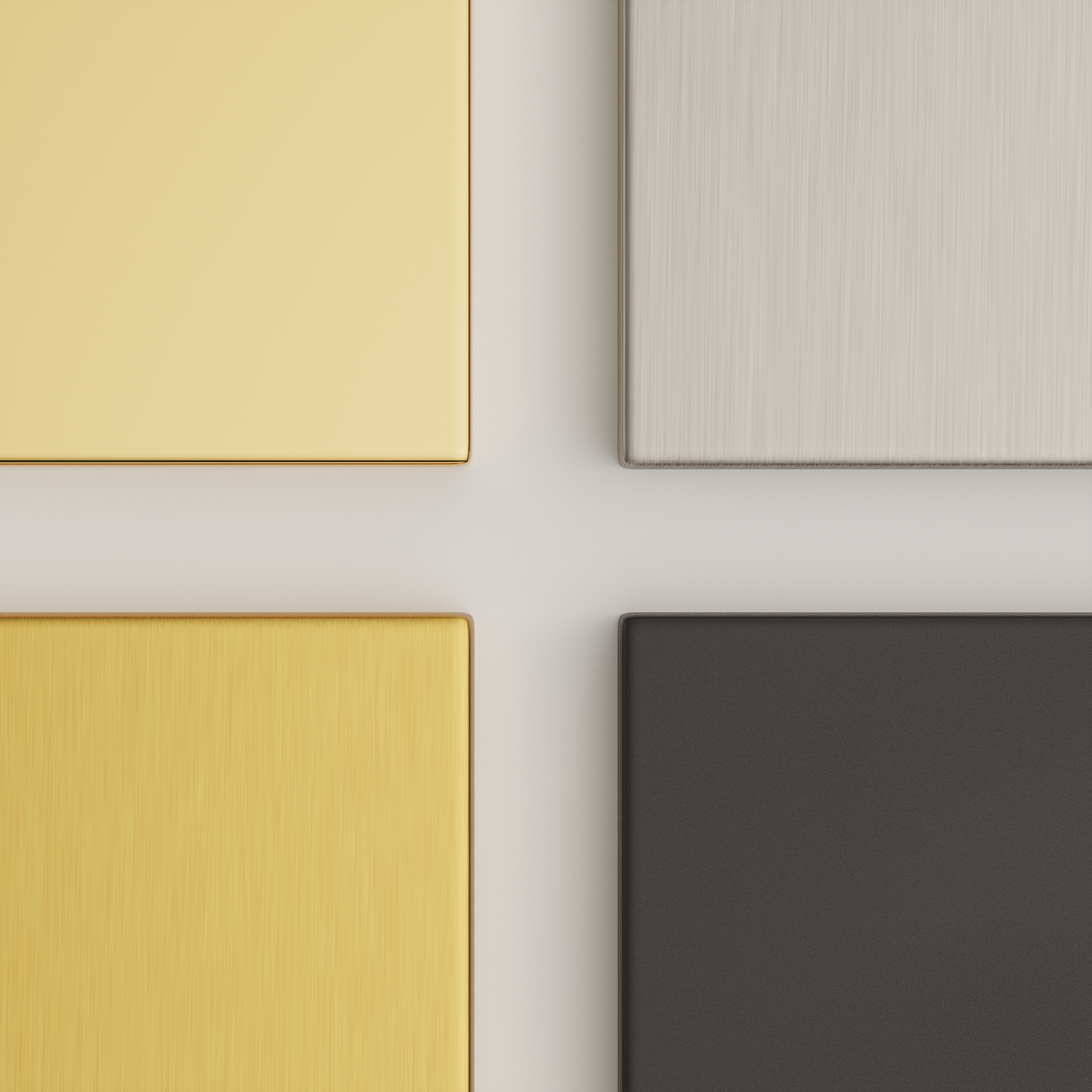 Solid brass Futura Toggle &amp; Outlet Wall Plate – Double