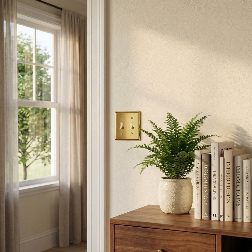 Century Toggle Wall Plate – Double - PB lifestyle mid-03