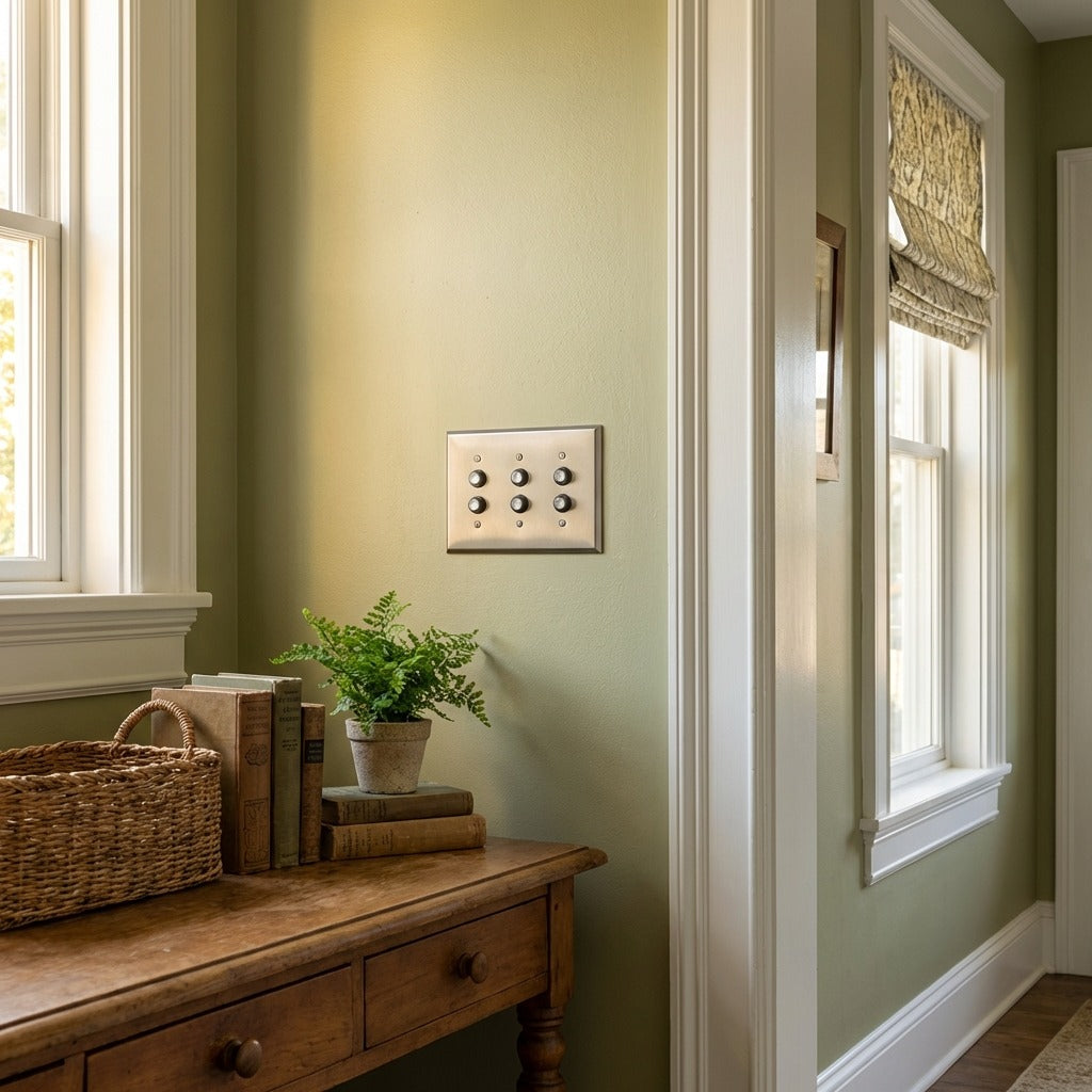Century Push Button Wall Plate – Triple - SN lifestyle mid-02